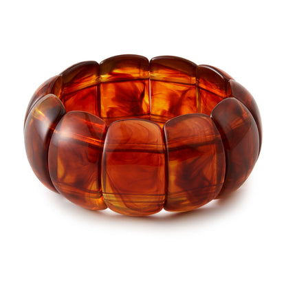 Acrylic Cuff Bracelet | ACB02 | Dark Amber