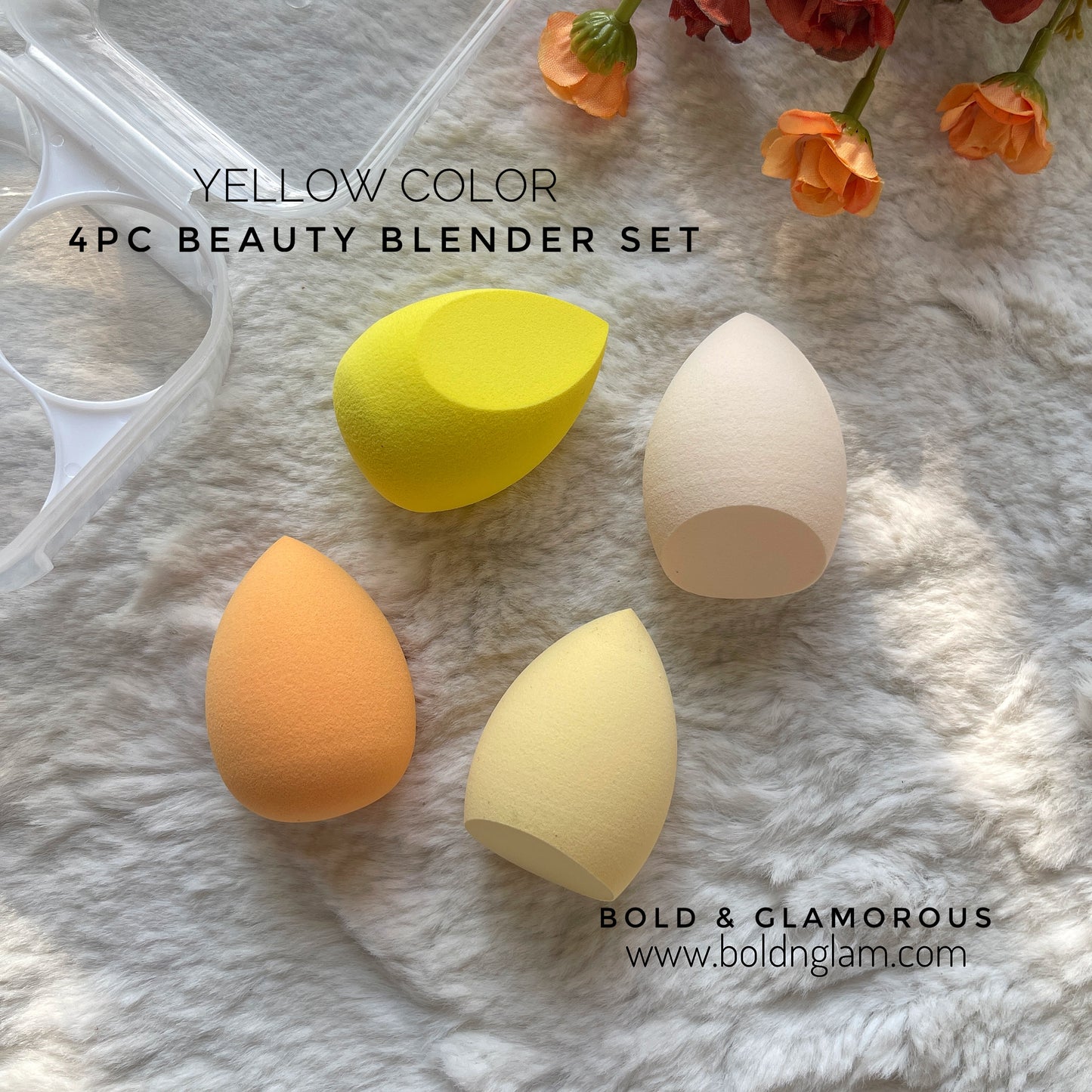 4PC Beauty Blender Set | Yellow
