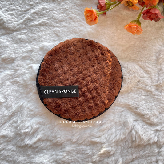 Makeup Cleaning Sponge | Brown