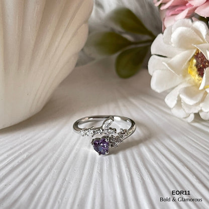 Finger Ring EOR11 Purple
