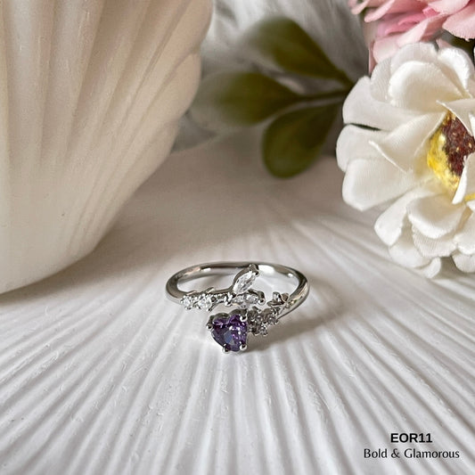 Finger Ring EOR11 Purple