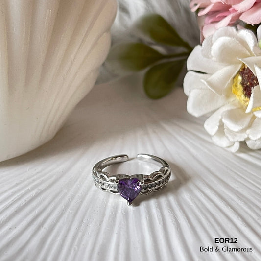 Finger Ring EOR12 Purple