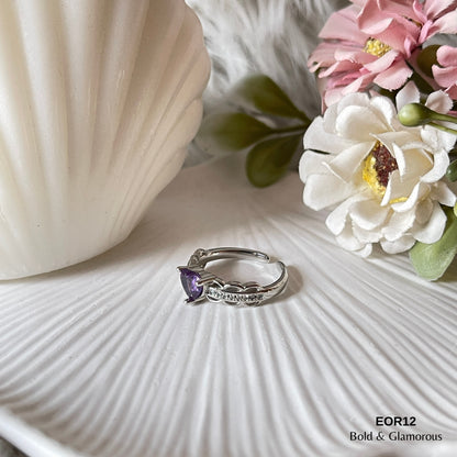 Finger Ring EOR11 Purple