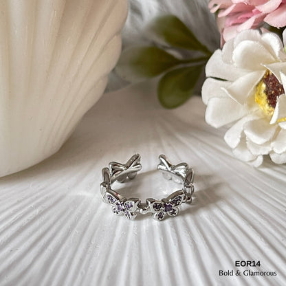 Finger Ring EOR14 Purple