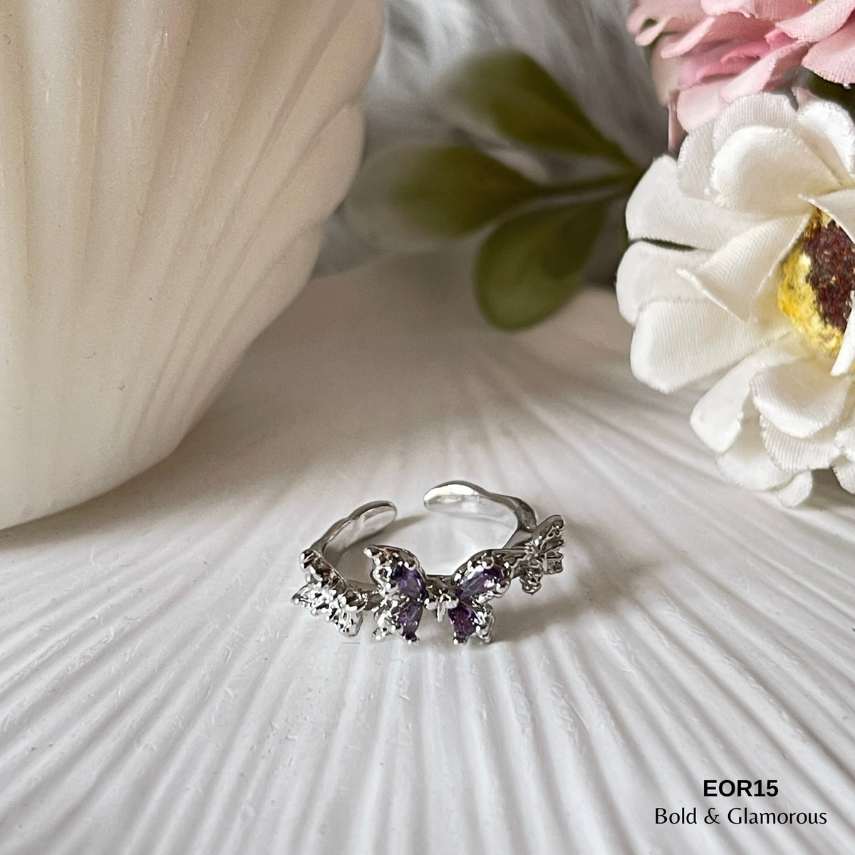 Finger Ring EOR15 Purple
