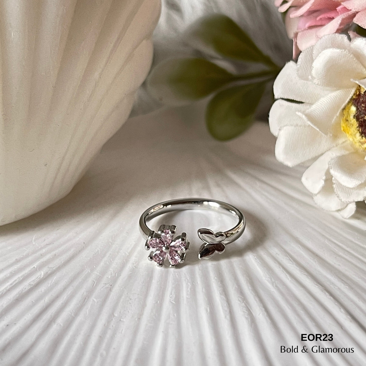 Finger Ring EOR23 Pink
