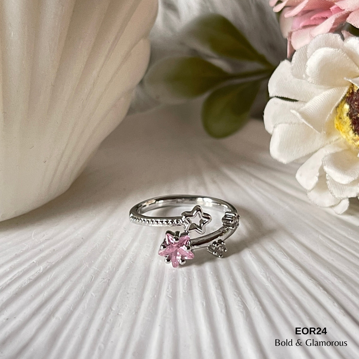Finger Ring EOR24 Pink