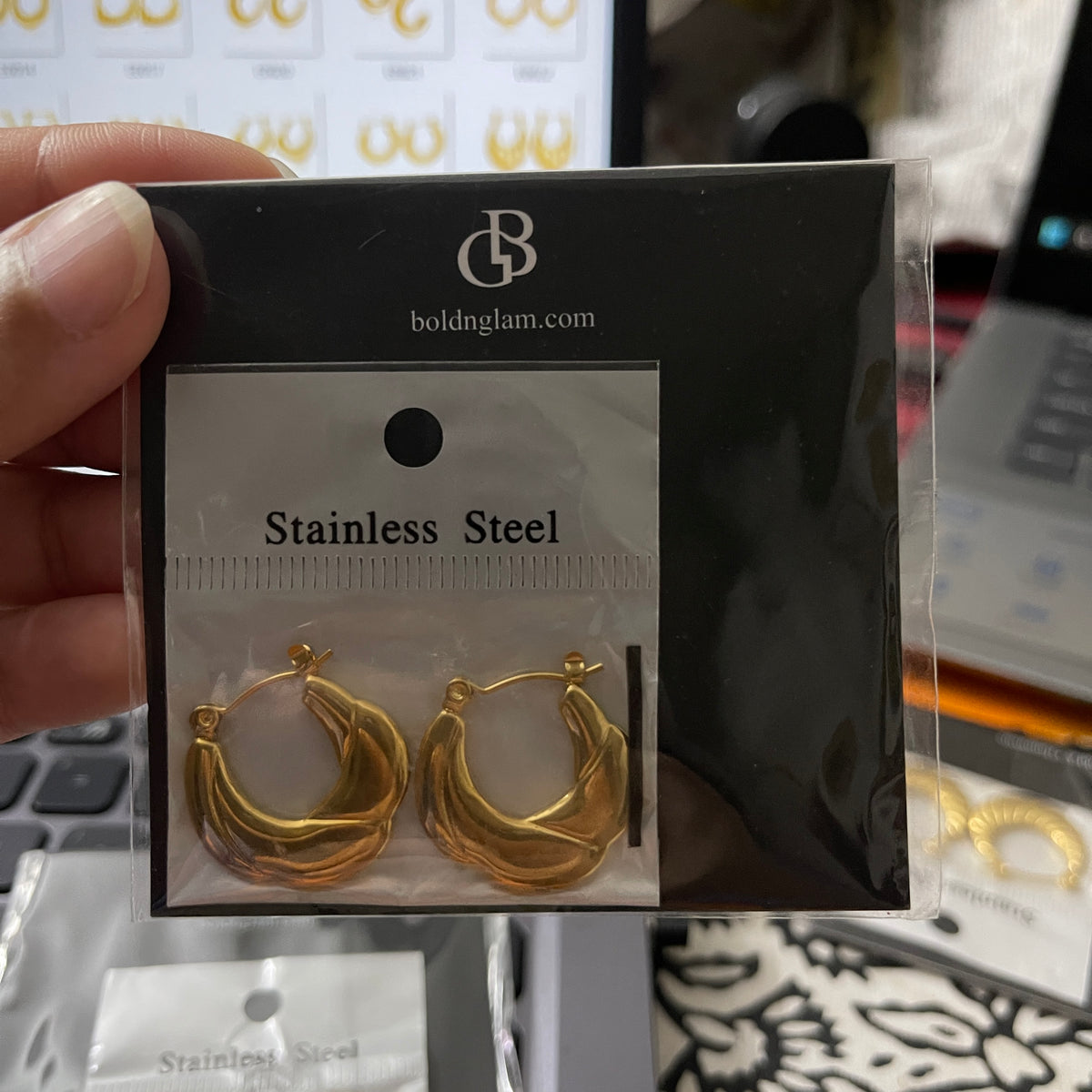 Statement Hoop Earring | SSHE081