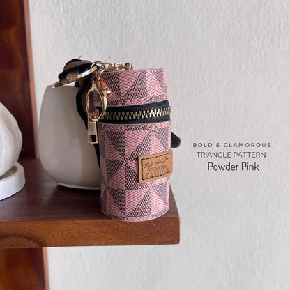 Multifunctional Bag Charms | BC002 | Triangular Powder Pink