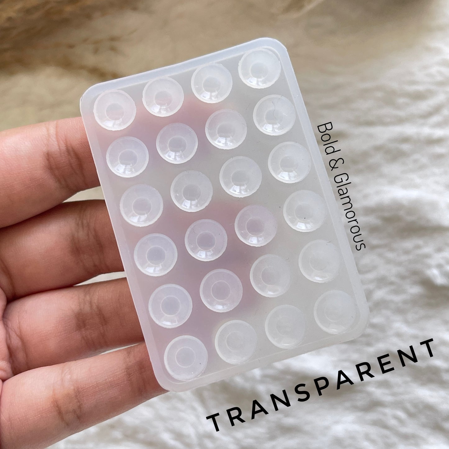 Double Sided Silicone Suction Pad | Transparent