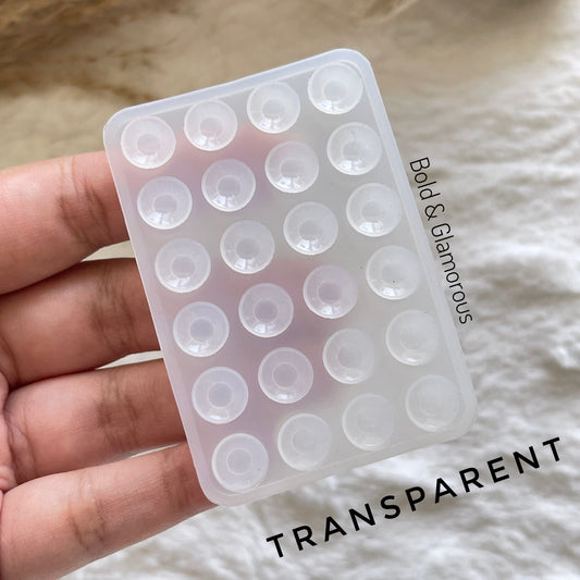 Double Sided Silicone Suction Pad | Transparent