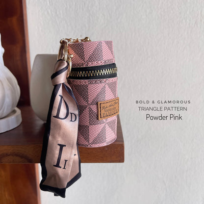 Multifunctional Bag Charms | BC002 | Triangular Powder Pink