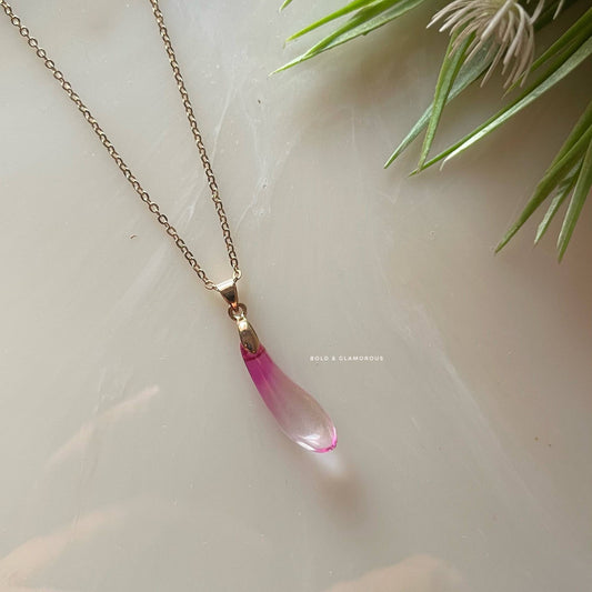 Water Drop Pendant | WDP01 | Top Pink