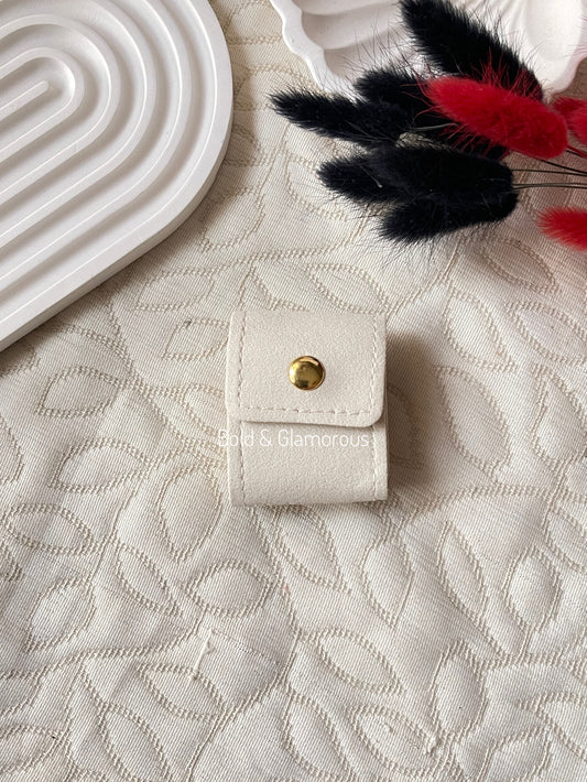 Mini Jewelry Organizing Bag : Beige