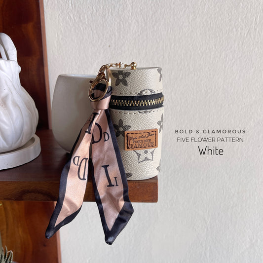 Multifunctional Bag Charms | BC003 | Five Flowered White