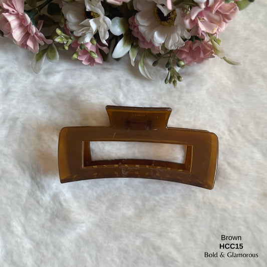 Hair Claw Clip | HCC15 | Brown