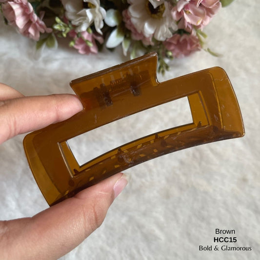 Hair Claw Clip | HCC15 | Brown