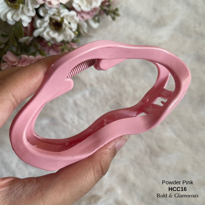 Hair Claw Clip | HCC16 | Powder Pink