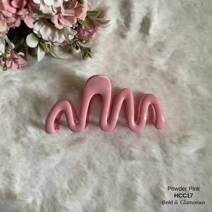 Hair Claw Clip | HCC17 | Powder Pink