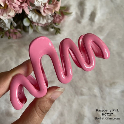 Hair Claw Clip | HCC17 | Raspberry Pink