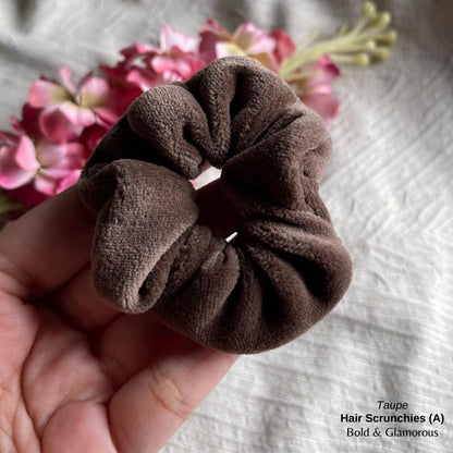 Hair Scrunchies (A) | Taupe