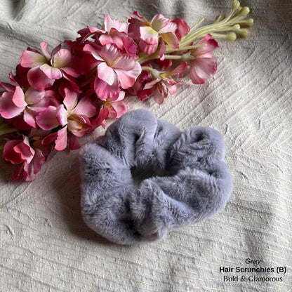 Hair Scrunchies (B) | Gray
