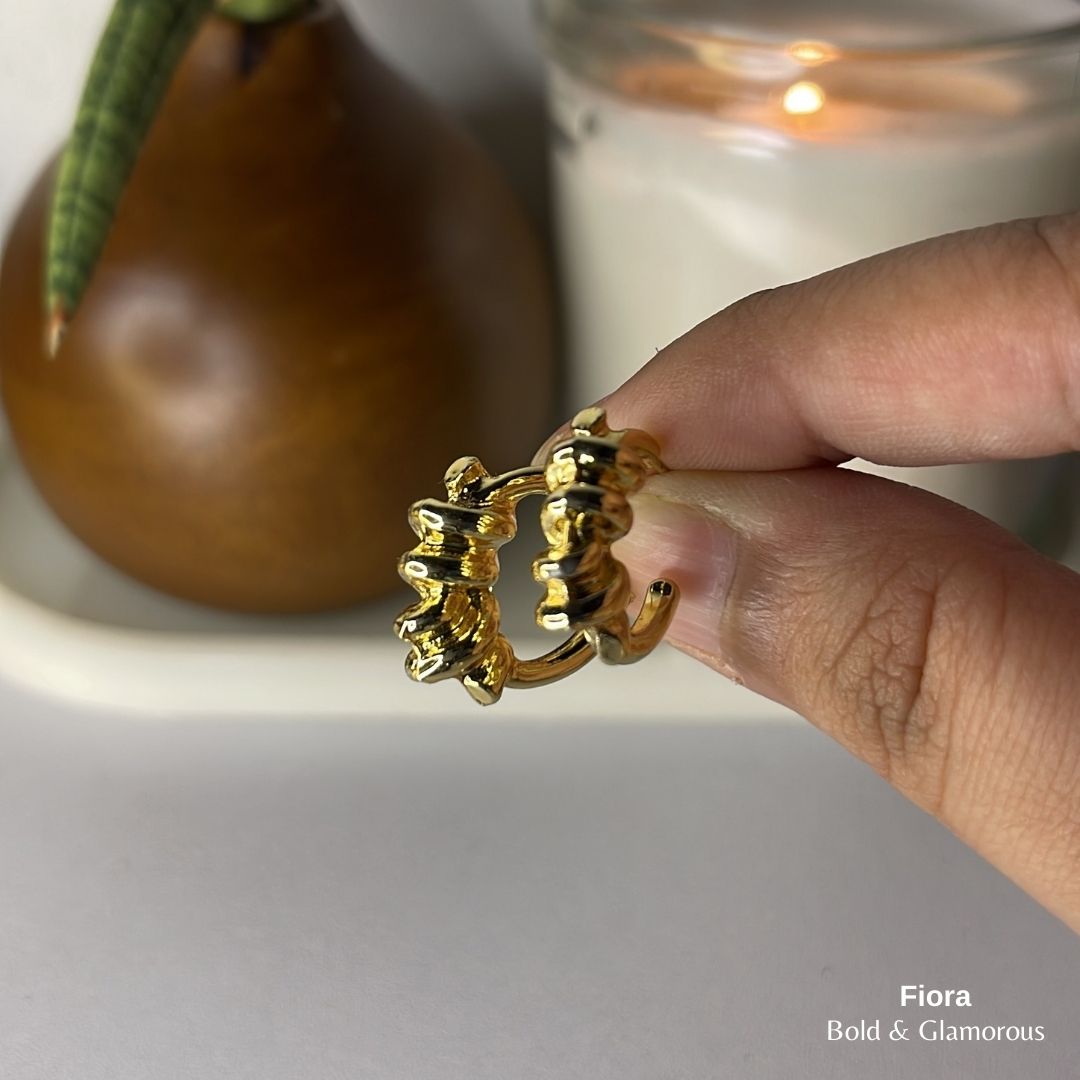 Half Hoop Earring | ME51 | Fiora