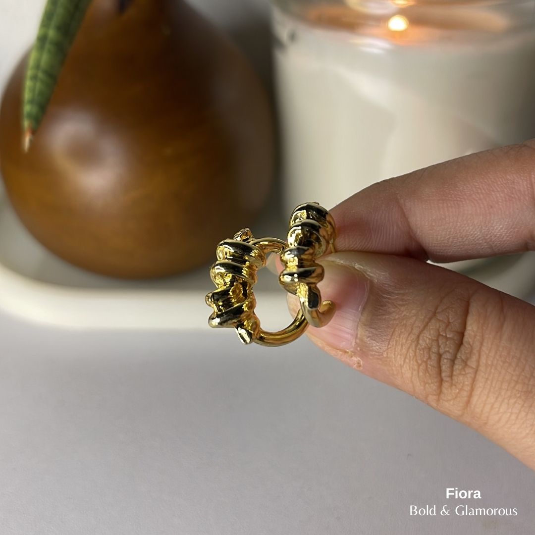Half Hoop Earring | ME51 | Fiora