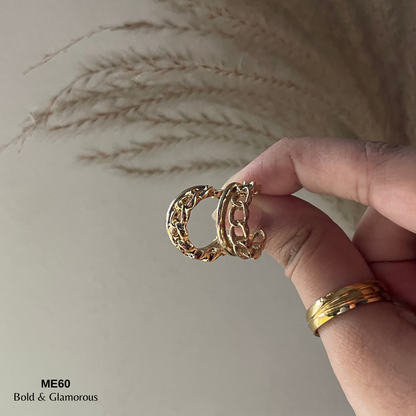 Half Hoop Earring | ME60 | Pierra