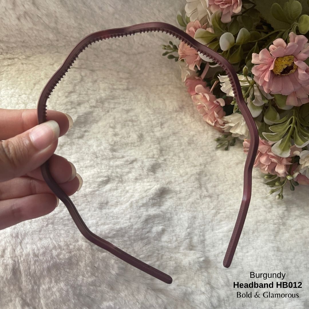 Headband | HB012 | Burgundy