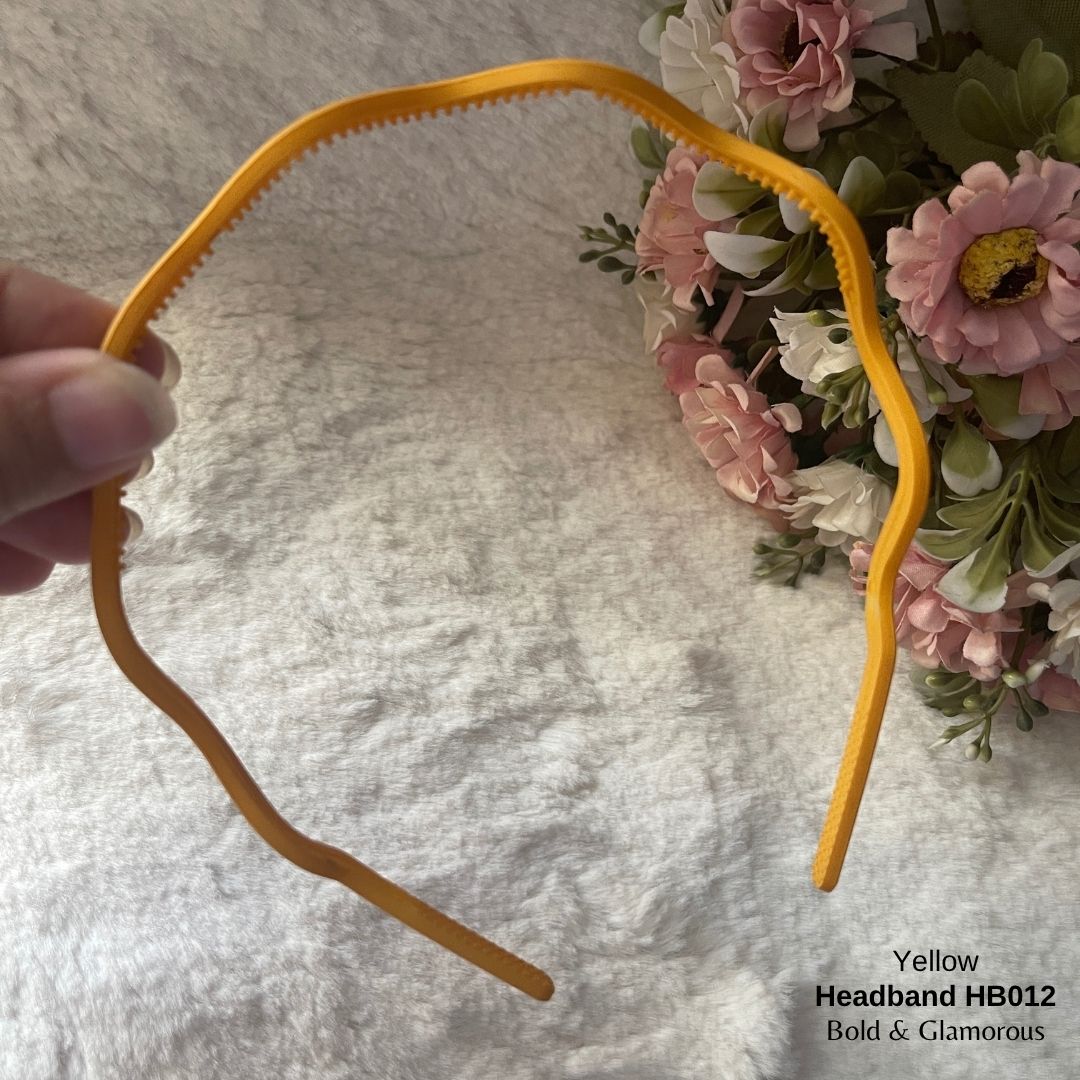Headband | HB012 | Yellow