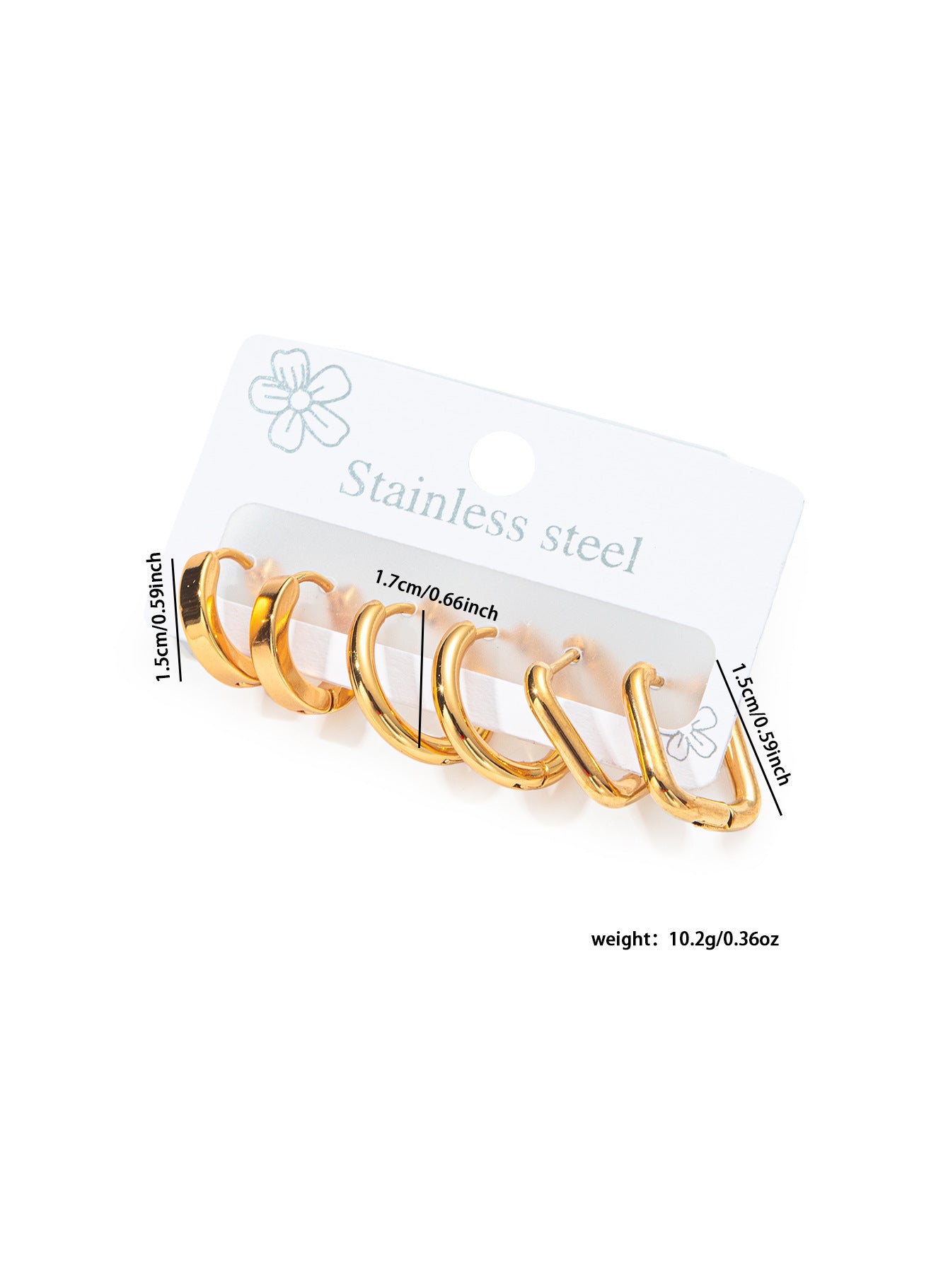 Hoop Earring Set | STHES003 | Set#3