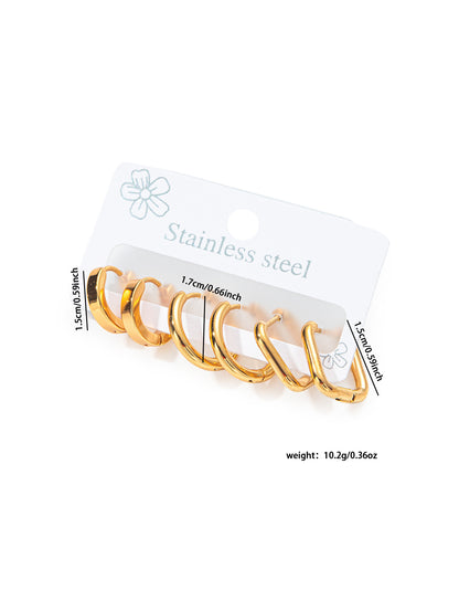 Hoop Earring Set | STHES003 | Set#3