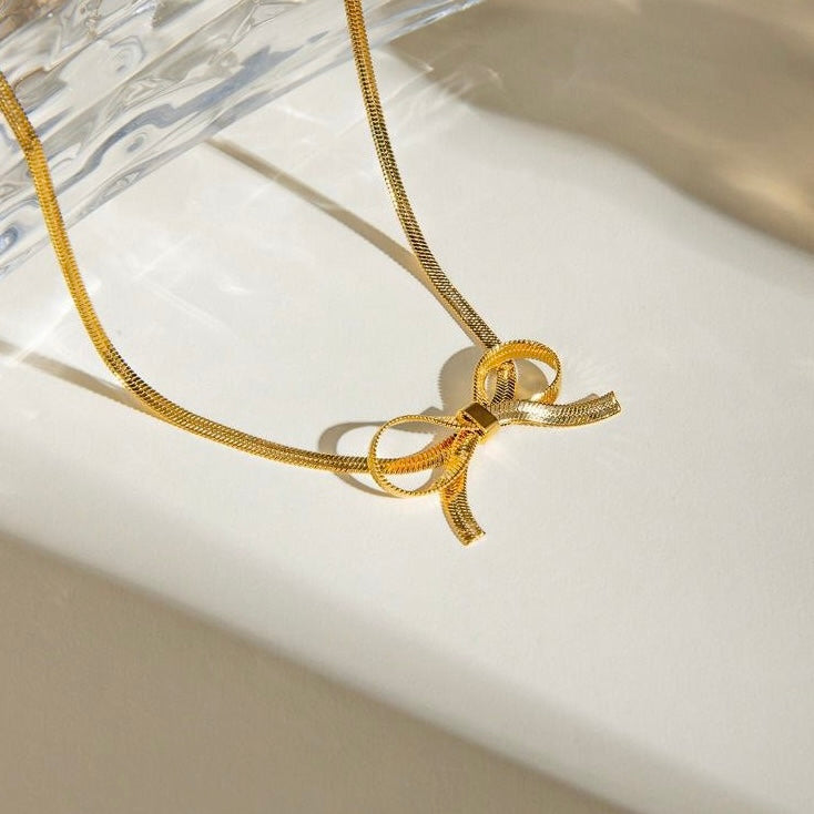 Necklace | SN299 | Choker Bow