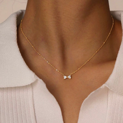 Necklace | SN247 | Stone Bow