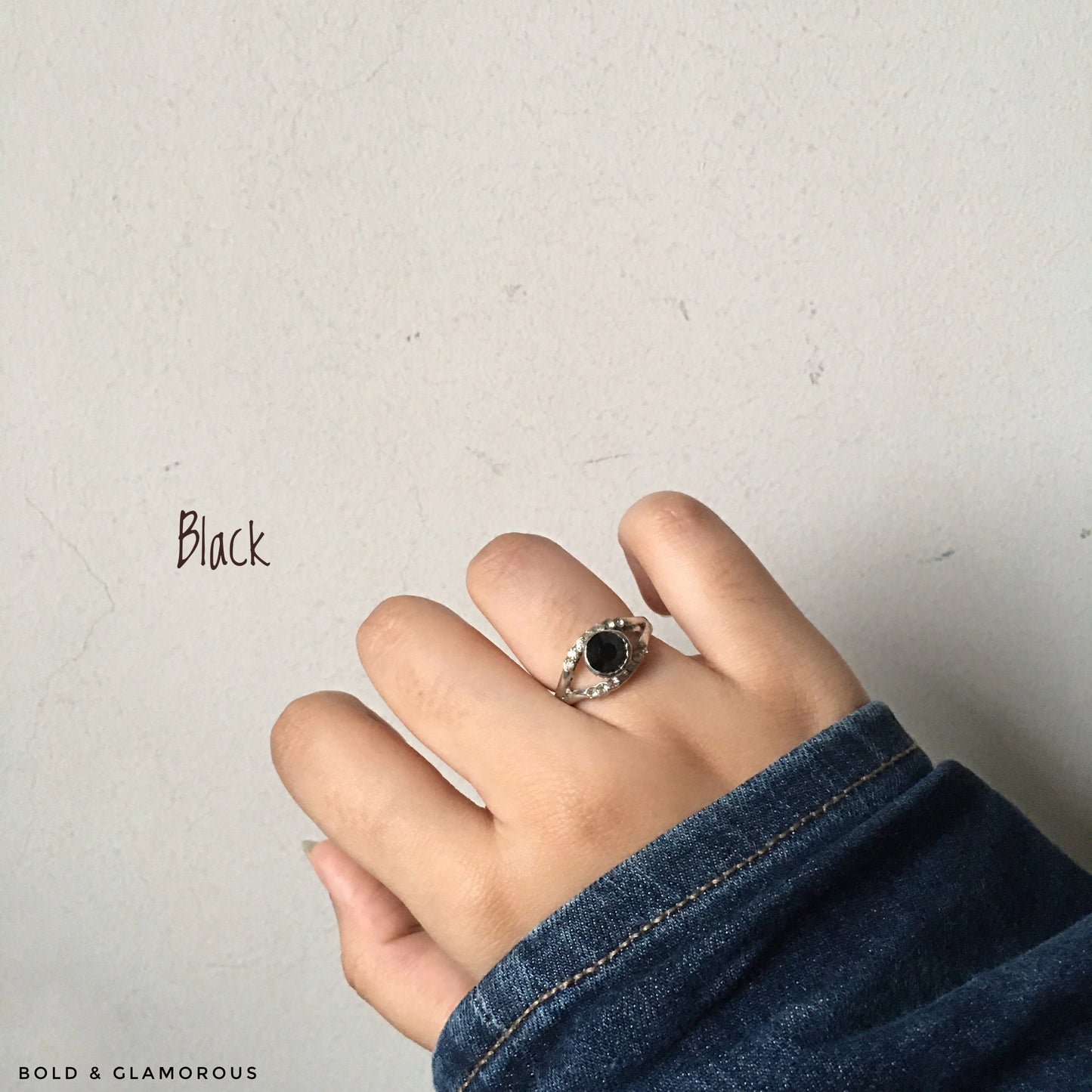 Diamond Cut Ring | DCR10 | Black