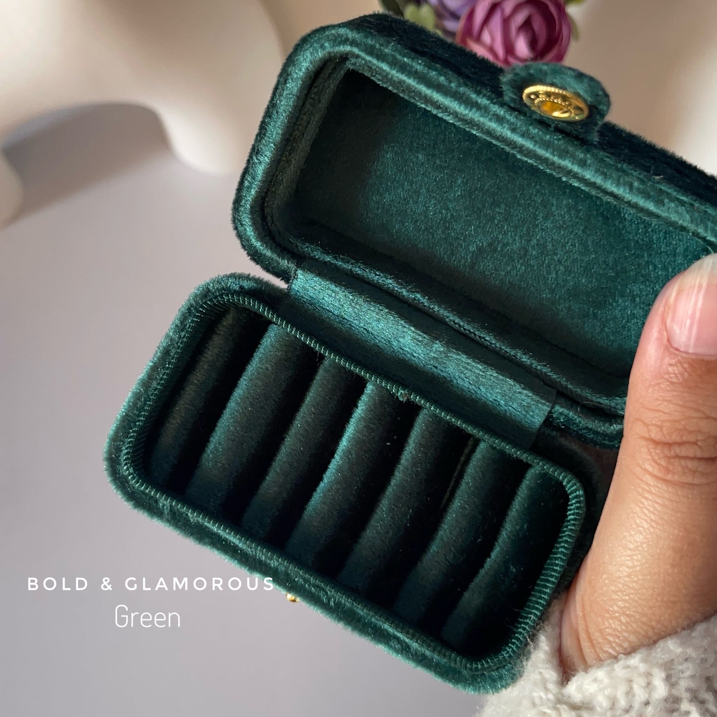 Mini Ring Box | MRB02 | Green