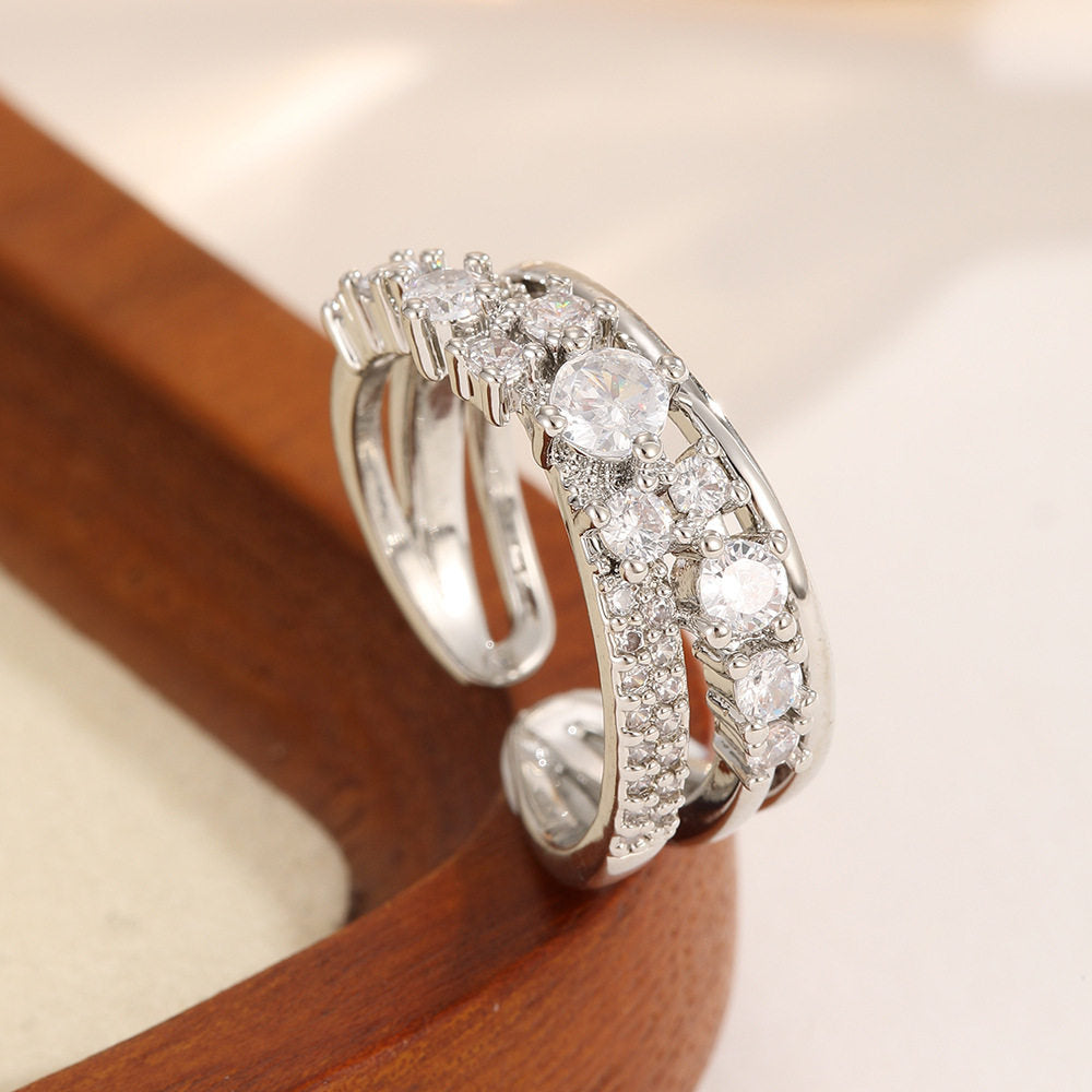 Zircon Ring | SR319 | Silver