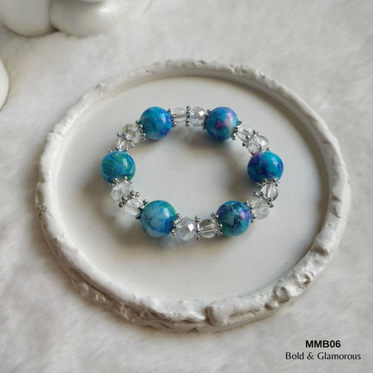 Beaded Bracelet | MMB06 | Blue