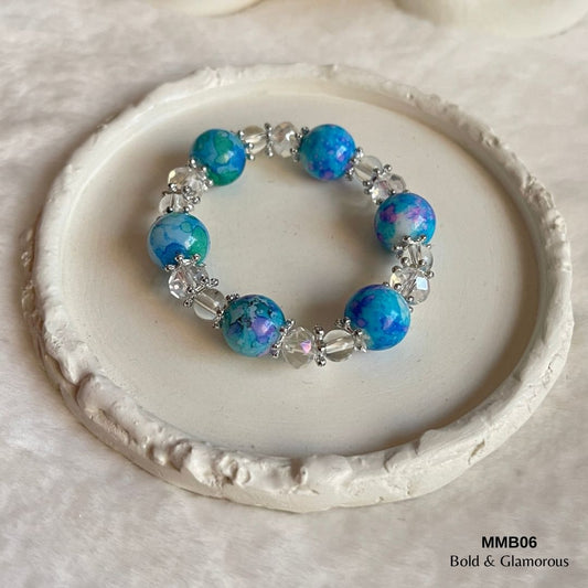 Beaded Bracelet | MMB06 | Blue