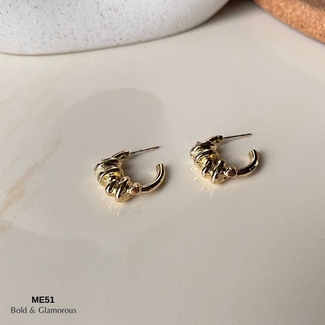 Half Hoop Earring | ME51 | Fiora