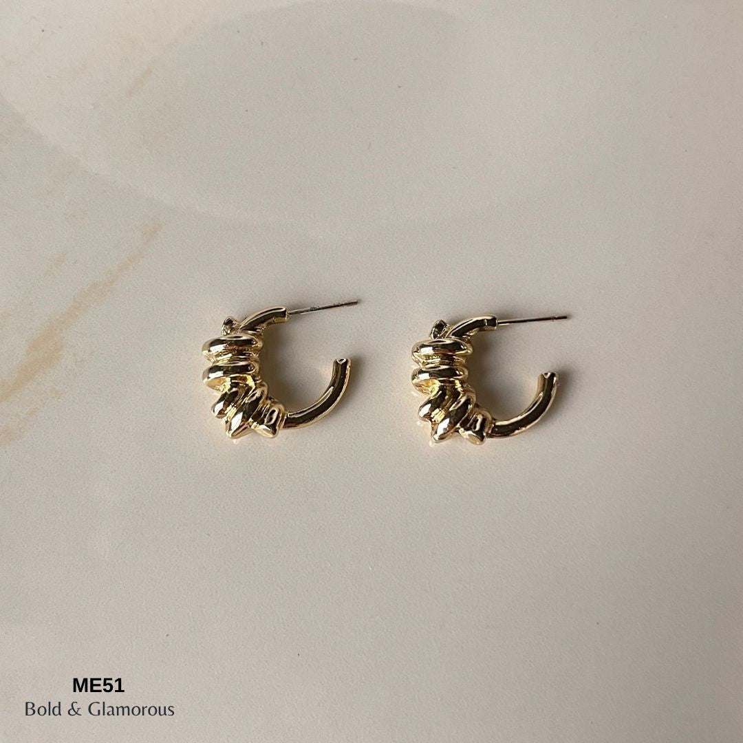 Half Hoop Earring | ME51 | Fiora