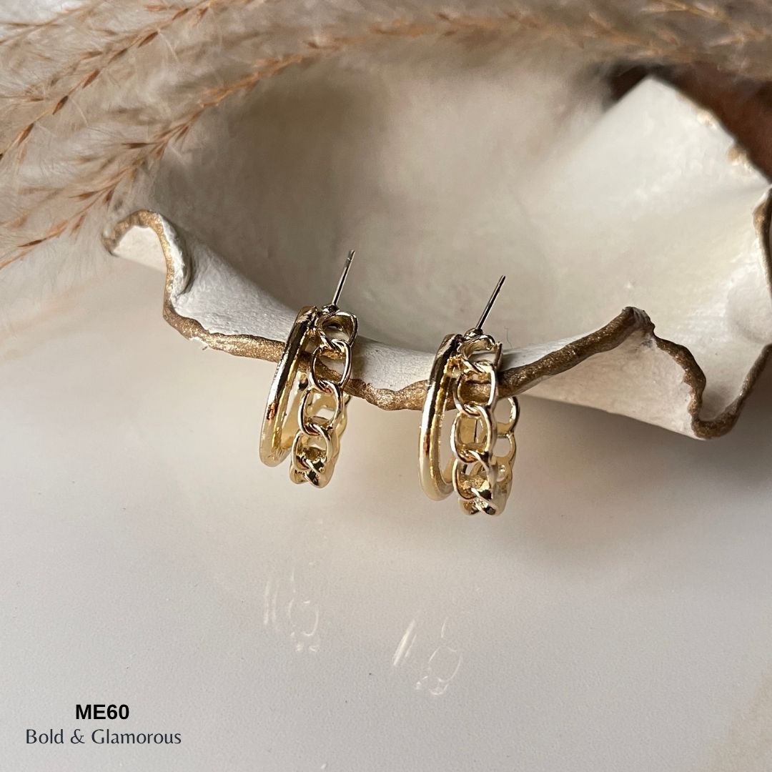 Half Hoop Earring | ME60 | Pierra