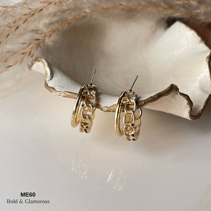Half Hoop Earring | ME60 | Pierra