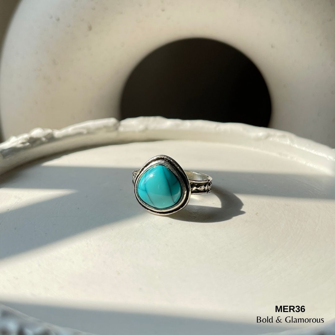 Blue Ring | MER36 | Silver