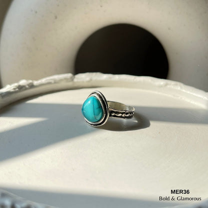 Blue Ring | MER36 | Silver