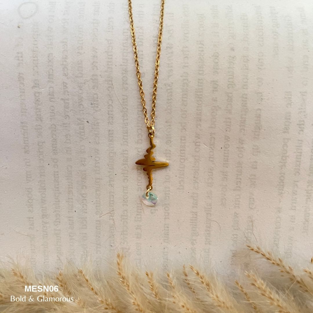 Necklace | MESN06 | Heartbeat Stone