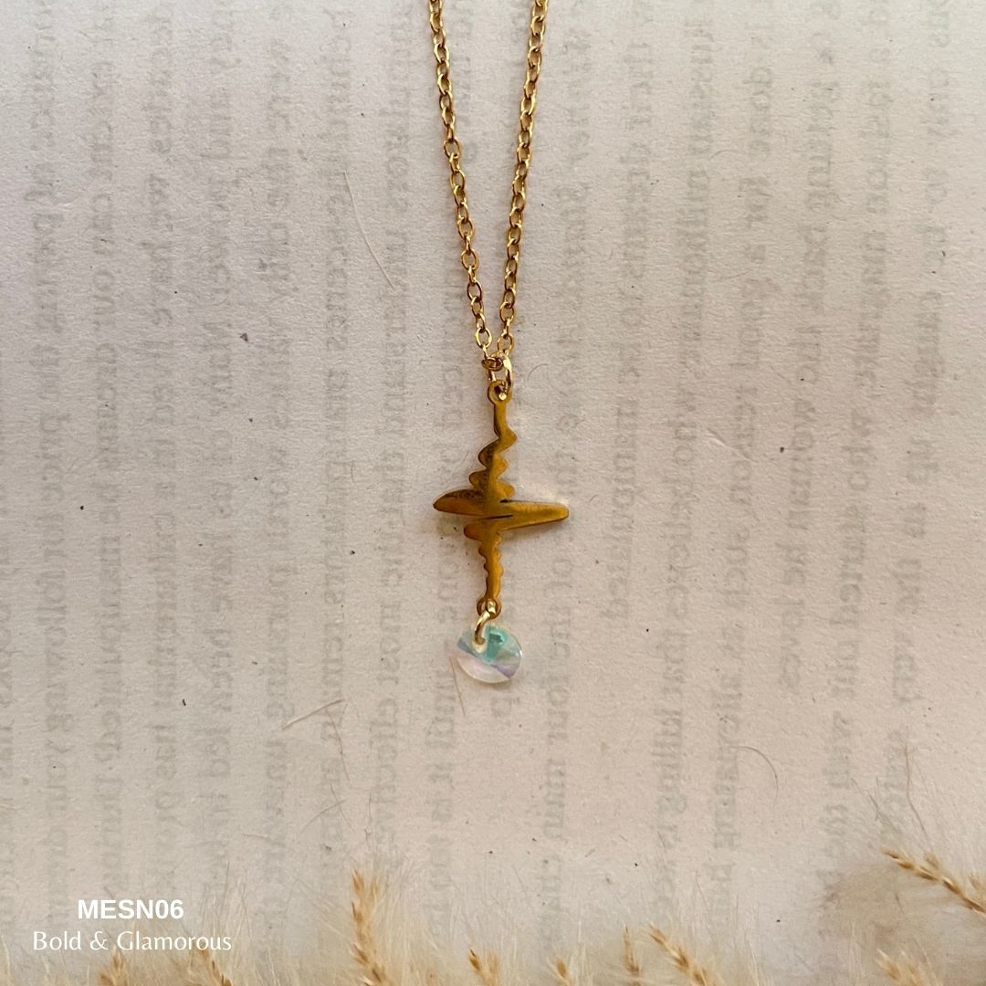 Necklace | MESN06 | Heartbeat Stone