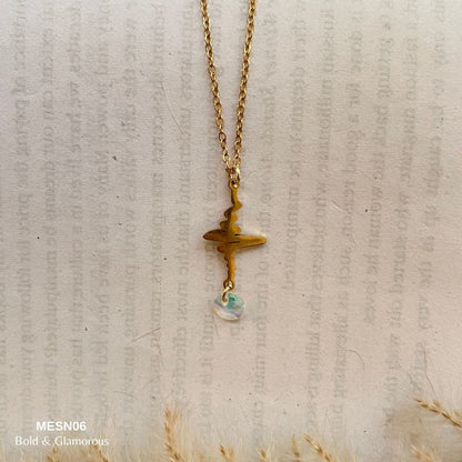 Necklace | MESN06 | Heartbeat Stone