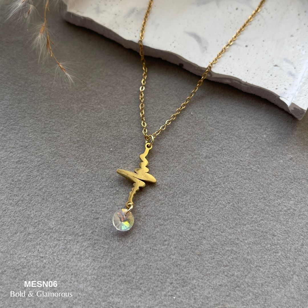 Necklace | MESN06 | Heartbeat Stone